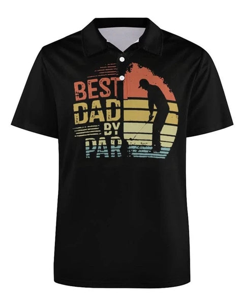 Golfgasm Fore Father ⛳😂 / S Funny Golf 3d Print Polo Shirt For Men Colorful Flower Short Sleeves T-shirt Cartoon Animal Shark Casual Sports Shark Shirts