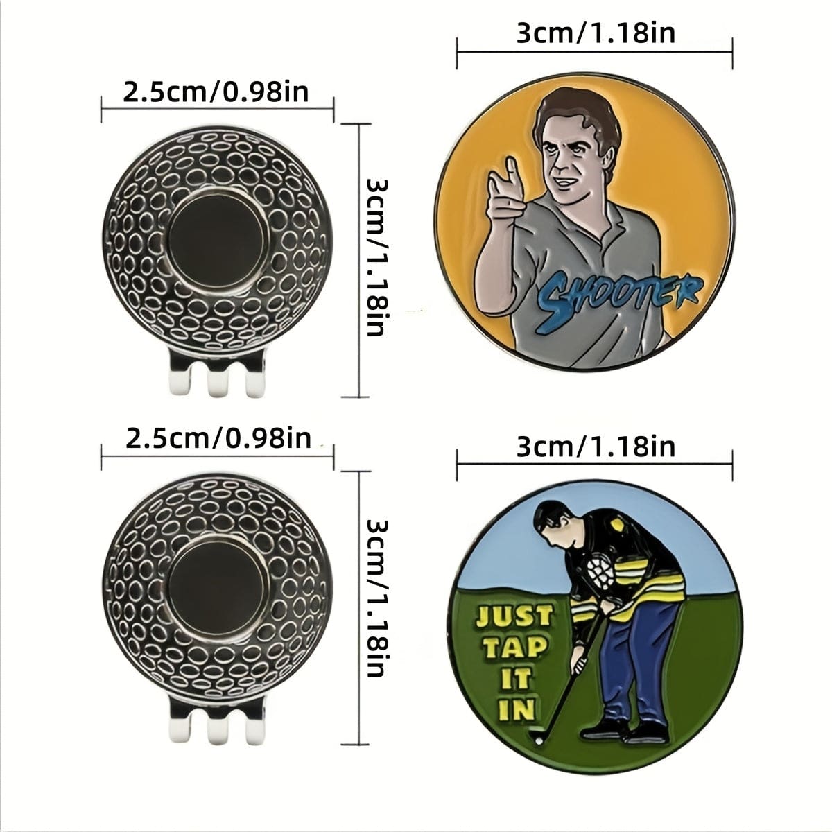 GOLFGASM ⛳️ Gilmore Golf Ball Markers