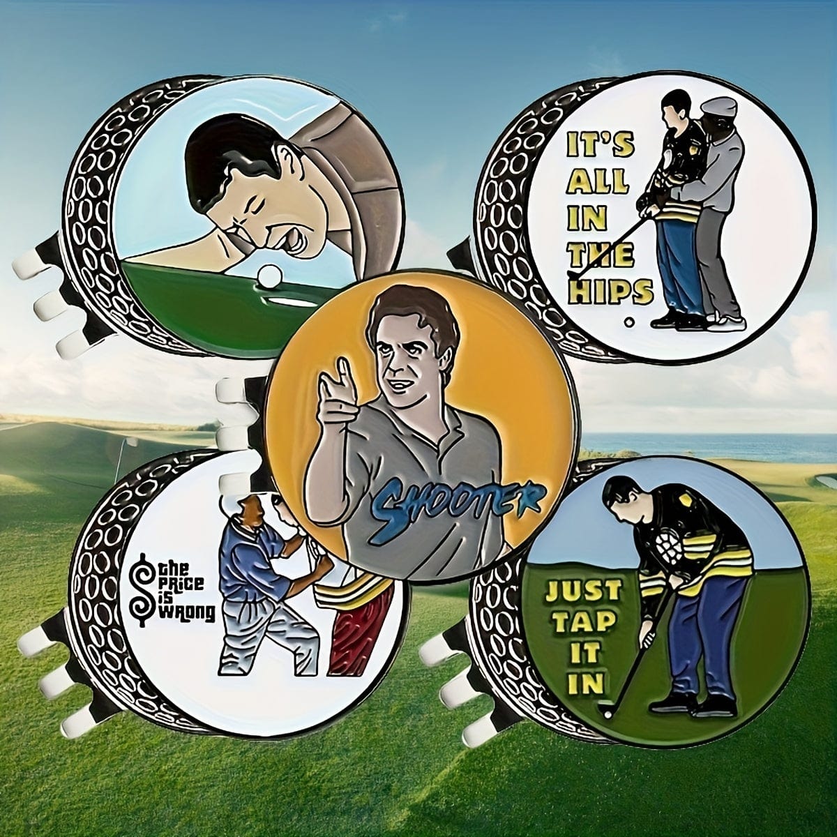 GOLFGASM ⛳️ Gilmore Golf Ball Markers