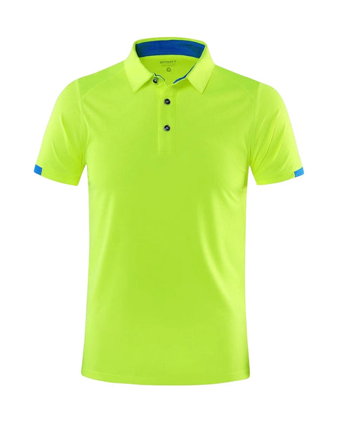 Golfgasm Glow Stick Green 🌟 / S Quick Drying Short Sleeved Polo Shirt Golf Company Group Brand Breathable Lapel Sports Short Sleeved 8-Color Large