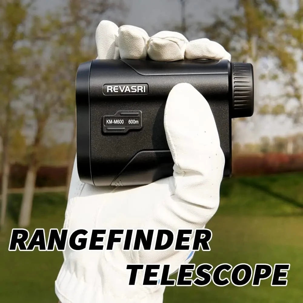 GOLFGASM ⛳️ Golf Rangefinder – 600m - 1000m Laser Distance Finder with 6.5X Zoom, LCD Display & Rechargeable Battery