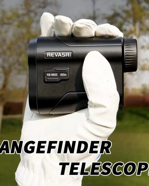 GOLFGASM ⛳️ Golf Rangefinder – 600m - 1000m Laser Distance Finder with 6.5X Zoom, LCD Display & Rechargeable Battery