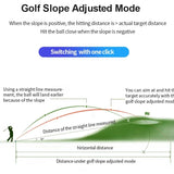 GOLFGASM ⛳️ Golf Rangefinder – 600m - 1000m Laser Distance Finder with 6.5X Zoom, LCD Display & Rechargeable Battery