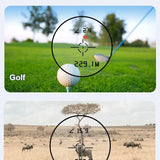 GOLFGASM ⛳️ Golf Rangefinder – 600m - 1000m Laser Distance Finder with 6.5X Zoom, LCD Display & Rechargeable Battery