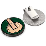 GOLFGASM ⛳️ Marker with Mag Hat Clip Middle Finger Golf Ball Marker