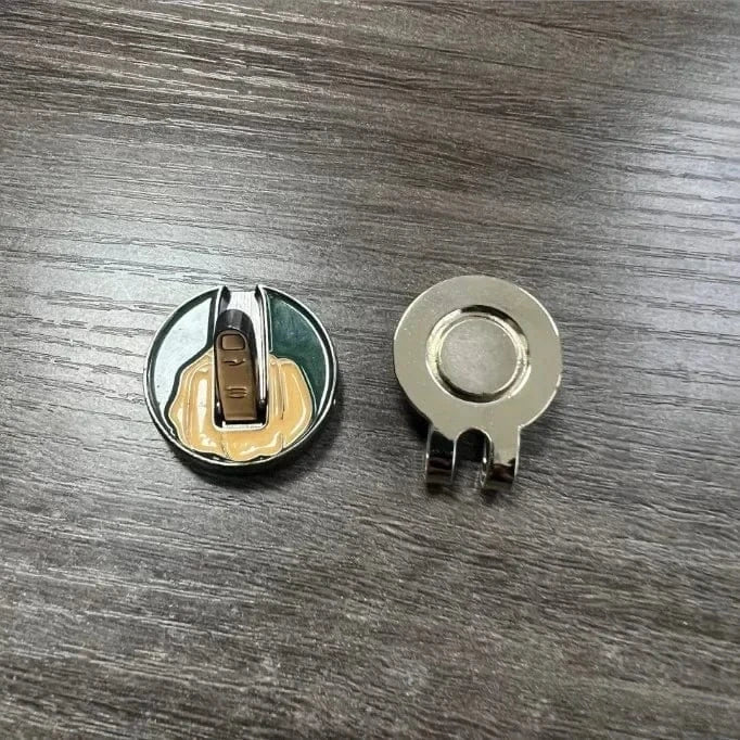 GOLFGASM ⛳️ Marker with Mag Hat Clip Middle Finger Golf Ball Marker
