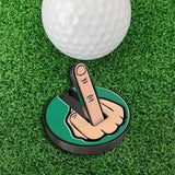 GOLFGASM ⛳️ Marker with Mag Hat Clip Middle Finger Golf Ball Marker
