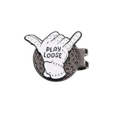 GOLFGASM ⛳️ MJ052 Magnetic Golf Ball Marker Hat Clips Funny Cartoon Print Accessories for Golf Cap Metal Decorative Jewelry Gift for Golf Lover
