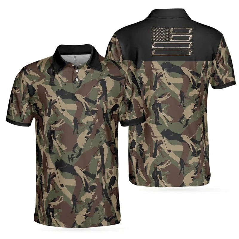 Golfgasm Polo-PYA37615 / S Camouflage Golfing 3D Print Short Sleeve Polo Shirts For Men Clothes Casual Outdoor Golf Tshirts Harajuku Button POLO Shirt