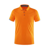 Golfgasm Something in the Orange 🌅 / S Quick Drying Short Sleeved Polo Shirt Golf Company Group Brand Breathable Lapel Sports Short Sleeved 8-Color Large