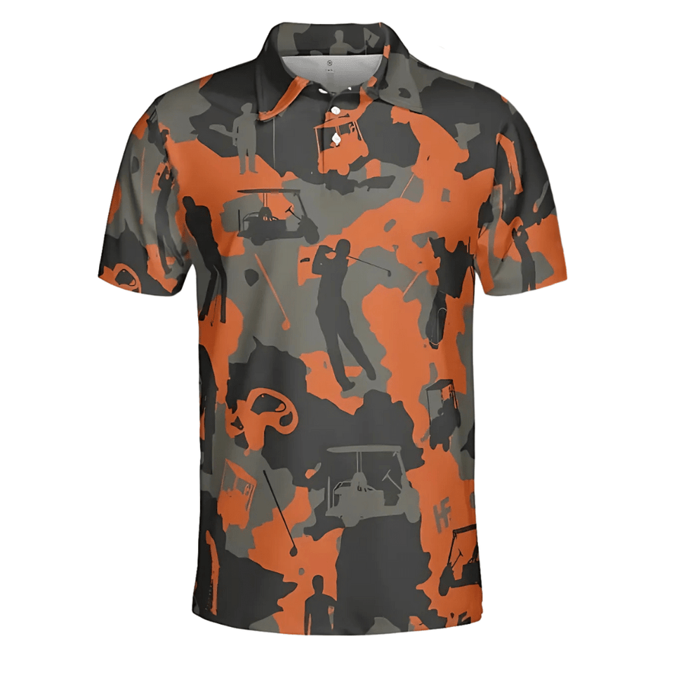 Golfgasm Tactical Orange Camo