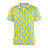 Golfgasm The Dirty Birdie 🦆⛳ / S Funny Golf 3d Print Polo Shirt For Men Colorful Flower Short Sleeves T-shirt Cartoon Animal Shark Casual Sports Shark Shirts