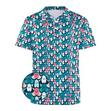 Golfgasm Thicc & Twisted 🍑🔥 / S Funny Golf 3d Print Polo Shirt For Men Colorful Flower Short Sleeves T-shirt Cartoon Animal Shark Casual Sports Shark Shirts